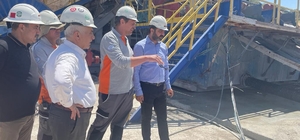 AK Parti Siirt Milletvekili Mervan Gül, petrol arama çalışmalarını inceledi