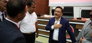 Kayseri Valisi Çiçek, muhtarlarla bir araya geldi
