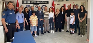 Felahiye İlçe Emniyet Müdürlüğünde şehit anı köşesi oluşturuldu