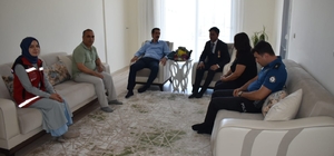 Bozyazı Kaymakamı Topsakaloğlu'ndan 15 Temmuz gazisine ziyaret