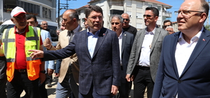 Adalet Bakanı Tunç, selden etkilenen Zonguldak'ta incelemelerde bulundu