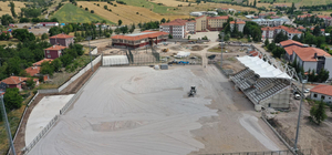 Güdül'de spor kompleksinin yapımı sürüyor