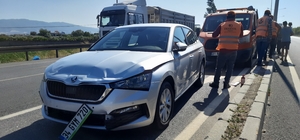 Aydın'da 3 otomobilin karıştığı kazada 3 aylık bebek yaralandı