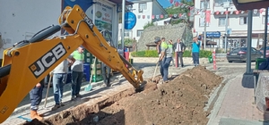 Küre'de doğal gaz çalışmaları devam ediyor