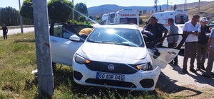 Sivas'ta iki otomobilin çarpışması sonucu 7 kişi yaralandı