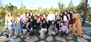 Pursaklar'daki Endemik Vadi Parkı'nı yabancı öğrenciler gezdi