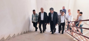 CÜ Rektörü Yıldız, İmranlı Meslek Yüksekokulu inşatını inceledi