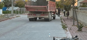 Aksaray'da kamyonun çarptığı motosikletin sürücüsü öldü