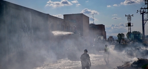 GÜNCELLEME - Eskişehir'de palet fabrikasında başlayıp depoya sıçrayan yangı...
