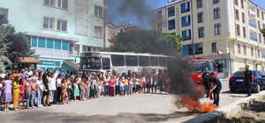 Yunak'ta yangın eğitim semineri düzenlendi
