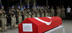 Çobanbey'de kalp krizi sonucu ölen astsubay için Kilis'te tören düzenlendi