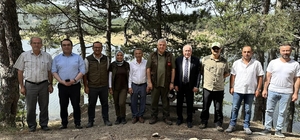 Başkan Yalçın ve Bölge Müdürü Başyiğit, Sorgun Tabiat Parkı'nda incelemeler...