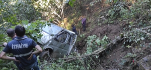 Giresun'da uçuruma yuvarlanan kamyonetteki 1 kişi öldü, 7 kişi yaralandı