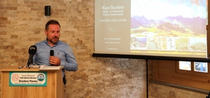 Rize'de boyama tekniğiyle yapılmış kaya resmi örnekleri bulundu