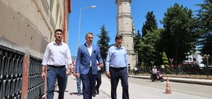 Tokat Belediyesi Behzat Bulvarı'ndaki çalışmalarına yoğunluk verdi