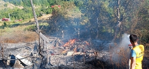 Kastamonu'da yangın çıkan ev kullanılamaz hale geldi