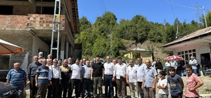 Devrekani Kaymakam Coşkun, parke ve asfalt çalışmalarını inceledi