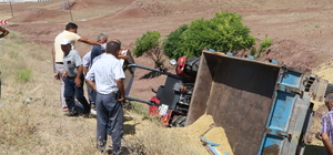 Çankırı'da devrilen traktörün altında kalan sürücü öldü