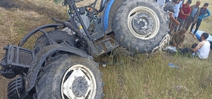 Erzurum'da trafik kazasında yaralanan 2 kişi ambulans helikopterle hastaneye ulaştırıldı