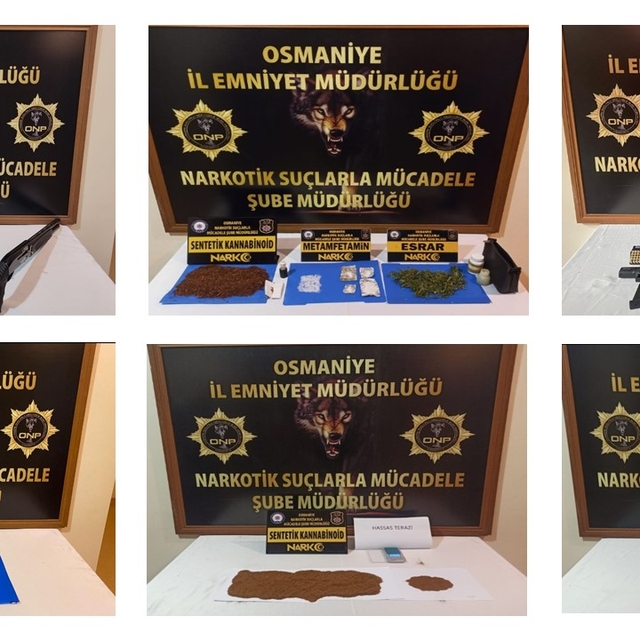 Osmaniye'de uyuşturucu operasyonlarında 30 zanlı yakalandı