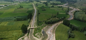 Çavdarhisar'daki Kocaçay ıslah çalışmaları tamamlandı