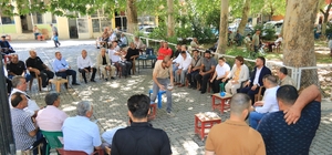 AK Partili Kepolu, Hazro'da ziyaret ve temaslarda bulundu