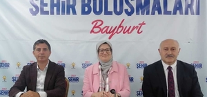 AK Parti Genel Başkan Yardımcısı Belgin Uygur, Bayburt'ta konuştu: