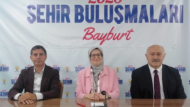 AK Parti Genel Başkan Yardımcısı Belgin Uygur, Bayburt'ta konuştu: