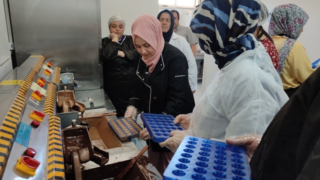 Sarıoğlan Kadın Kooperatifi Çorum'dan gelen kursiyerleri ağırlıyor