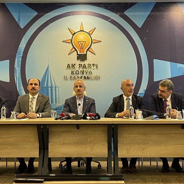 Ulaştırma ve Altyapı Bakanı Abdulkadir Uraloğlu Konya'da konuştu: