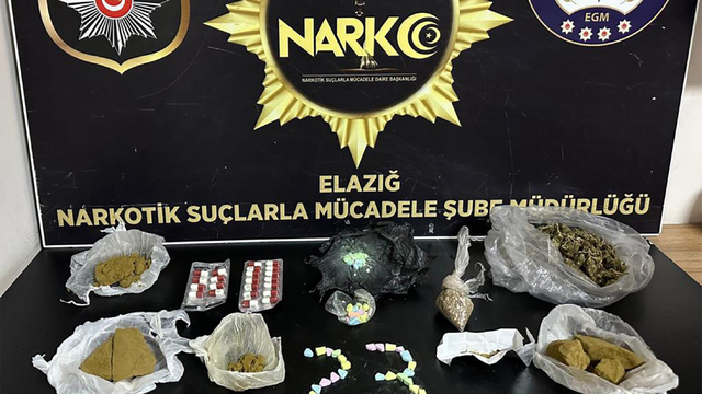 Elazığ'da uyuşturucu operasyonunda 3 kişi tutuklandı