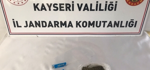 Kayseri'de baca deliğinde uyuşturucu madde ele geçirildi