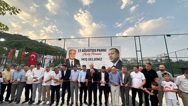 Düzce'de Marmara Depremi'nin yıl dönümünde "17 Ağustos Parkı" açıldı