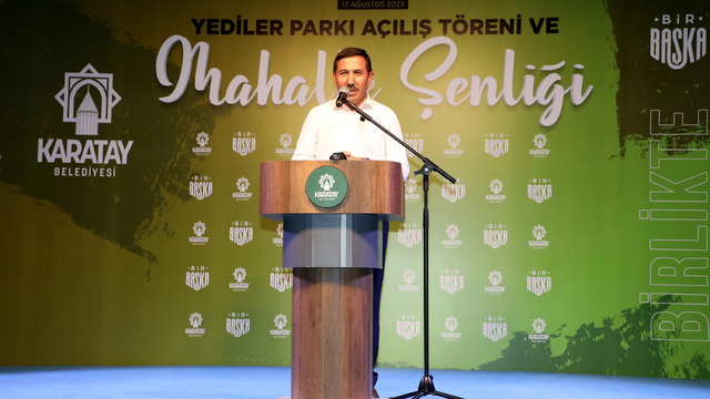 Karatay'da Yediler Parkı açıldı