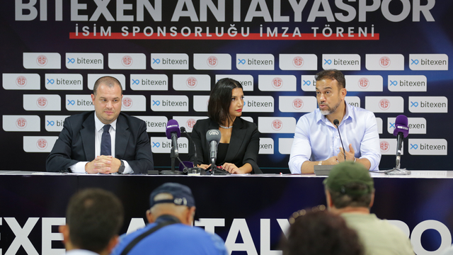 Antalyaspor, Bitexen ile sponsorluk anlaşması imzaladı
