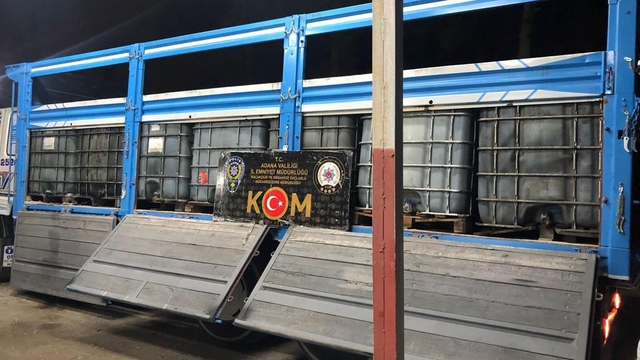 Adana'da 14 bin litre kaçak akaryakıt ele geçirildi