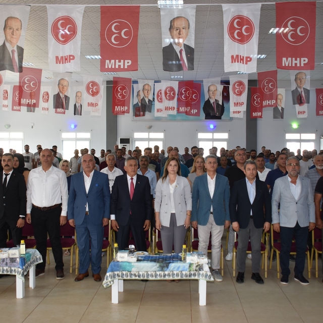 MHP Karaisalı İlçe Başkanı Mehmet Emre Dönmez oldu