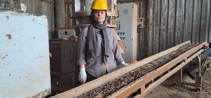 Sakarya'da KOSGEB desteğiyle tesis kuran üniversiteli, kömüre alternatif pelet üretiyor