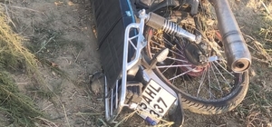 Manisa'da devrilen motosikletin sürücüsü öldü