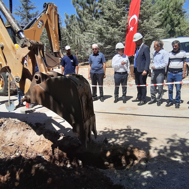 Tufanbeyli'de doğal gaz kullanımı için çalışmalar başladı