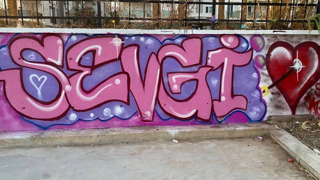 Antalya'da gençler, en güzel grafitiyi yapmak için yarıştı