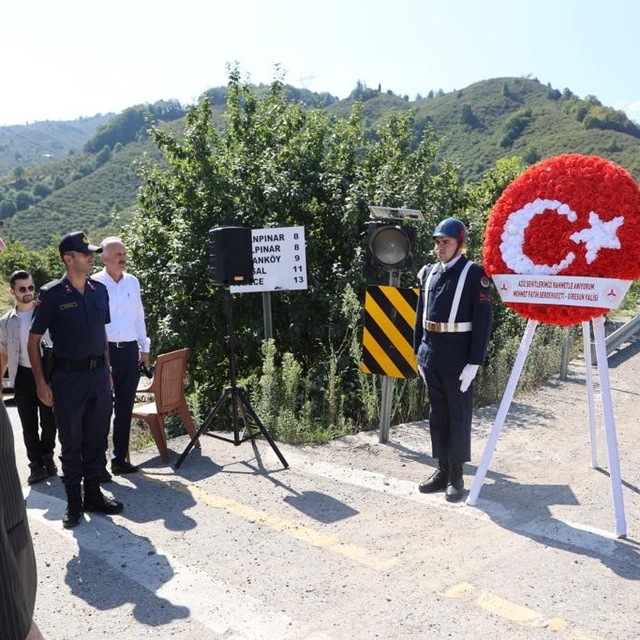 Giresun'da sel afetinde hayatını kaybedenler anıldı