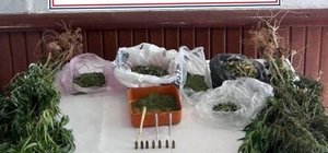 Uşak'ta bir evde 700 gram esrar ele geçirildi