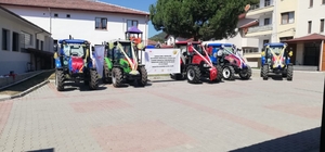 Hanönü'de orman köylülerine traktör desteği