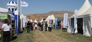 Nevşehir'de düzenlenen "Patates Günleri Fuarı" üreticilerle sektör firmalar...