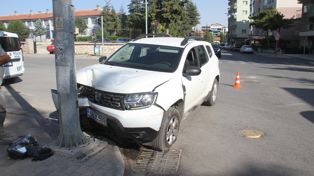 Konya'da trafik kazasında 3 kişi yaralandı