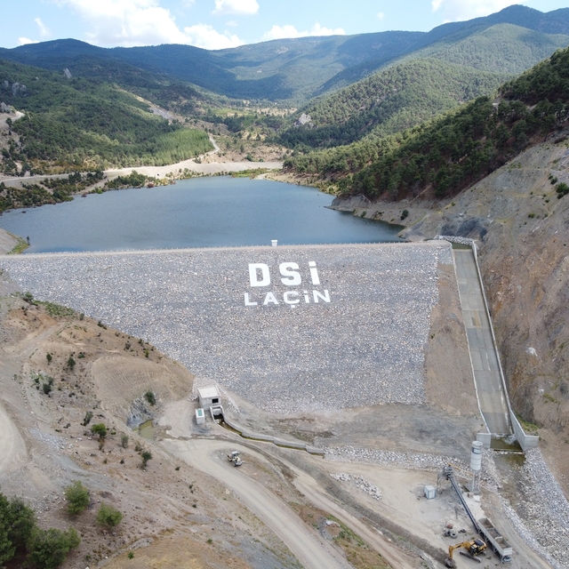 Eskişehir Sarıcakaya Laçin Barajı ve Sulaması tamamlandı