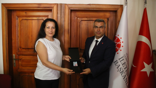 Cumhurbaşkanlığı İletişim Başkanlığı Edirne Bölge Müdürlüğünde basın kartlarının teslimi için program düzenlendi