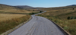 Konya'da 10 kilometrelik mahalle yolunda çalışmalar tamamlandı