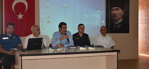 Mersin Bozyazı'da değerlendirme toplantısı yapıldı